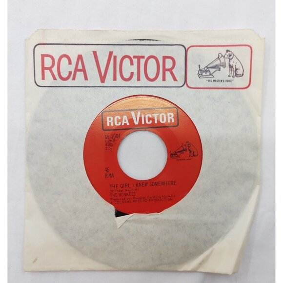The Monkees A Little Bit Me A Little Bit You 45 RPM 7" Rock Vinyl Single - Picture 1 of 4